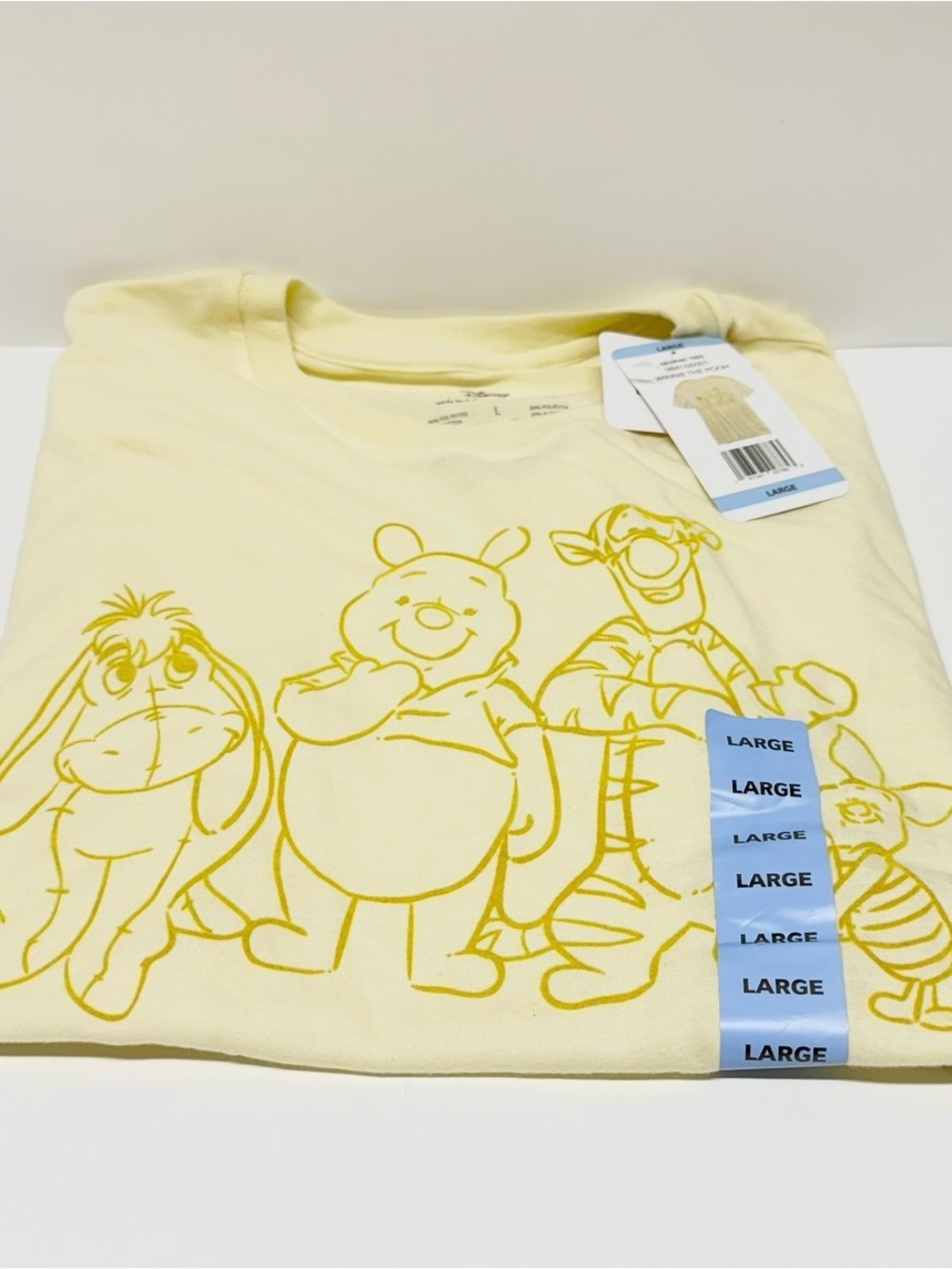 Yellow Women’s Disney Winnie The Pooh And Friends Short Sleeve Graphic T-Shirt